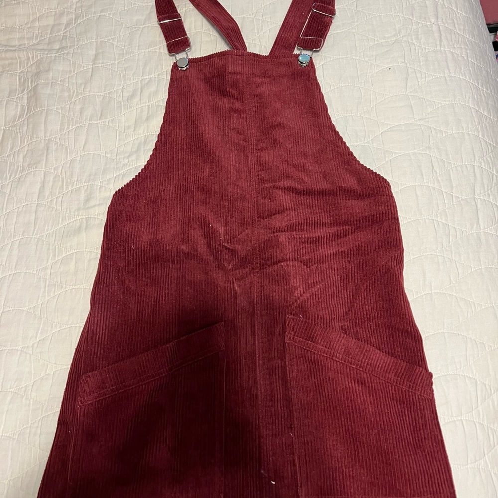 corduroy overall dress